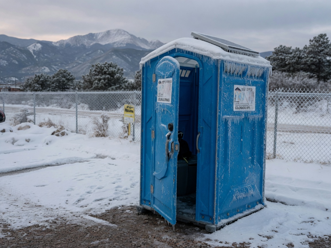 How Freezing Temperatures Affect Porta Potty Rentals in Colorado Springs